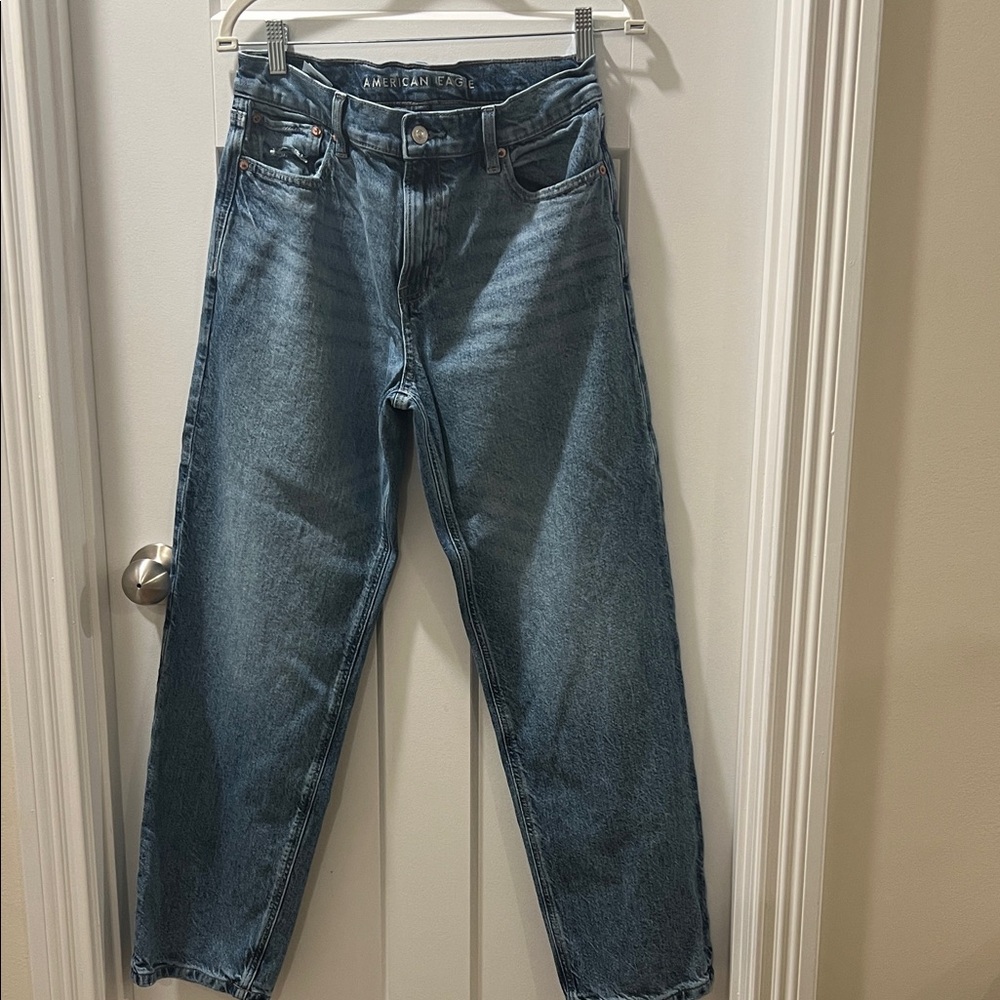 American Eagle Outfitters Women's Blue Boyfriend Jeans